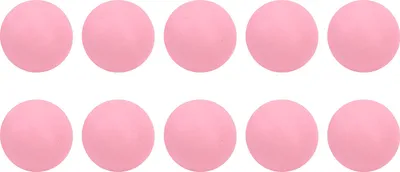 Productafbeelding van 10 stuks, 65 mm, golfballen van EVA-schuim, zachte trainingsballen voor binnen- en buitentraining, roze