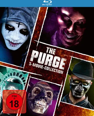 Produktbild von PLAION The Purge 1-5, Film, Blu-ray, Deutsch, Englisch, 497 min, Horror, Deutsch, Englisch