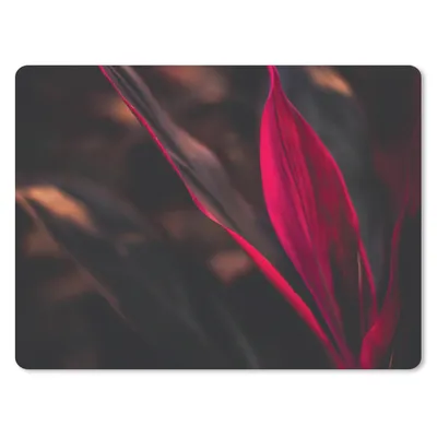Produktbild von MuchoWow® Mauspad Mousepad Stilleben - Blätter - Pflanzen - Rot 23x19 cm - Mousepads - Maus Mat - Pad - Mausunterlage - Schreibtischunterlage - Mauspad