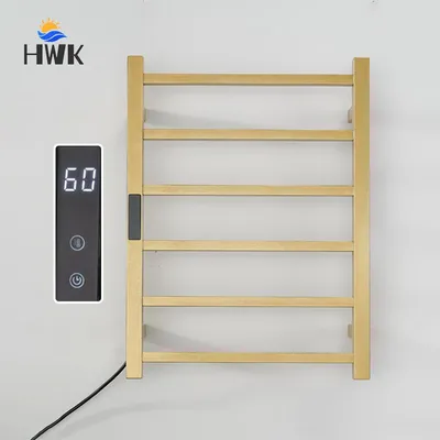 Produktbild von Elektrischer Handtuchwärmer – Wandmontage – 80 Watt Leistung – Edelstahl