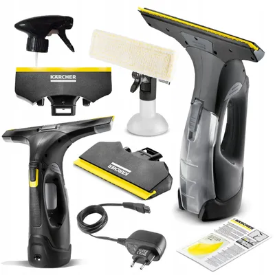 Produktbild von Komfortabler Fensterreiniger Karcher Wv5 Black 35Min Laufzeit Streifenfreie Reinigung