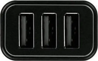 Produktbild von ARCTIC Car Charger 7200 - 3-fach USB-KFZ-Ladegerät, Auto, Zigarettenanzünder, 5 V, Schwarz