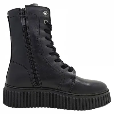 Productafbeelding van Marc O'Polo Lace up Bootie Damenschuhe Stiefeletten Schnürer Stiefel Schwarz Freizeit