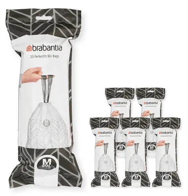 Produktbild von Brabantia PerfectFit Müllbeutel Code M (60 l), 6 x 120 Stück