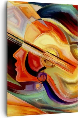 Produktbild von Bild auf Leinwand - Leinwandbild - Einteilig - Abstraktion modern - 70x100cm - Wand Bild - Wanddeko - Wandbilder - Leinwanddruck - Wanddekoration - Leinwand bilder - Wandbild - PA70x100-3669