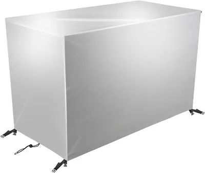 Obrázek produktu pro Ochrana zahradního nábytku – voděodolná 420D Oxford – 200 x 70 x 80 cm – stříbrná