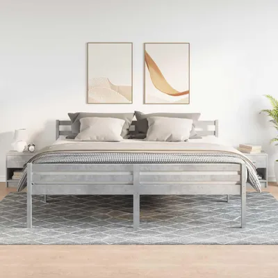 Immagine prodotto di vidaXL Comodini 2 pezzi con cassetto grigio cemento 39x28x41 cm