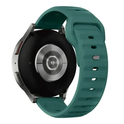 Produktbild von FFO2World 22-mm-Silikonarmband – Für Samsung Galaxy Watch 3/Watch/Gear S3, Garmin Vantage/Vivoactive, Huawei GT 5/6, Xiaomi – Grün