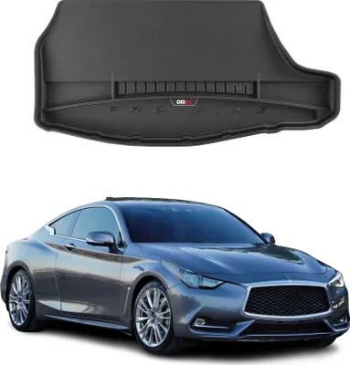 Productafbeelding van FROGUM ProLine bagagebakbeschermer, zwart, van rubber, voor de INFINITI Q60 Coupé