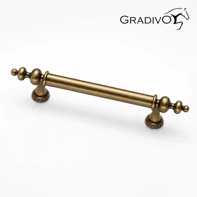 Produktbild von Möbelgriff, Schrankgriff, Bügelgriff 631, Bronze, 96 mm