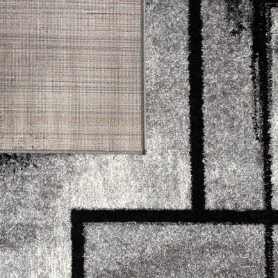 Produktbild von TT Home Wohnzimmer Teppich Kurzflor In Abstraktem Design Modern Geometrisch Used Look Größe 140x200 cm