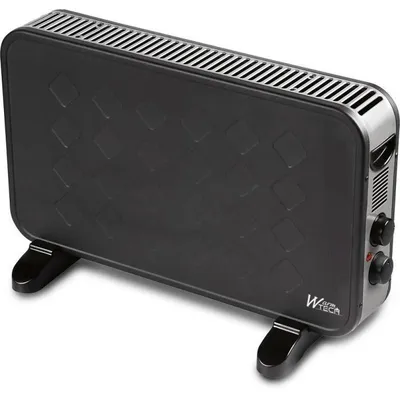 Productafbeelding van Mobiele convectoroven WARMTECH WTTC2000TV-BL25, 2000W, zwart, met ventilator