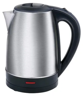 Productafbeelding van Alpina waterkoker KES0301-CB - RVS, 1,7 liter - Zwart met 360° basis - Waterkoker met automatische uitschakeling