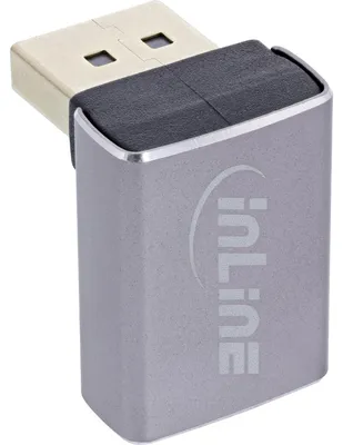 Produktbild von InLine 17291G, DisplayPort, DisplayPort, Grau, Schwarz