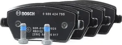 Produktbild von Bosch Bremsbelagsatz, Scheibenbremse Vorderachse 0 986 424 795