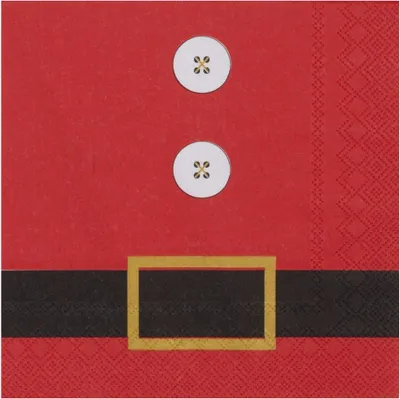 Produktbild von Räder Serviette 33x33cm, Weihnachtsmann