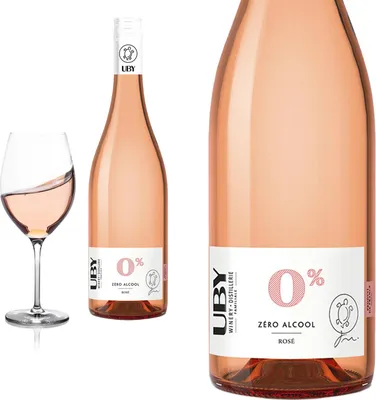 Produktbild von 0 % Uby Rosé ZERO von Domaine d'Uby - Rosé