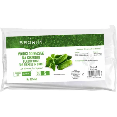 Produktbild von Browin Gärbeutel für Fermente – passend für 65- und 80-L-Gärfässer – 5 Stück