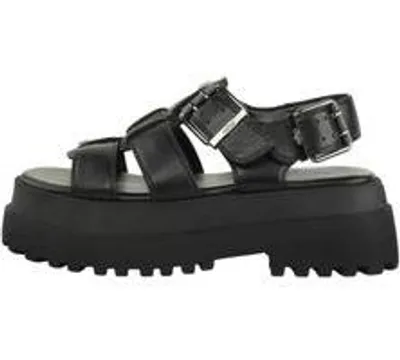 Produktbild von Buffalo Damen Komfort Sandalen Pluto Fisher 1602334 Schwarz