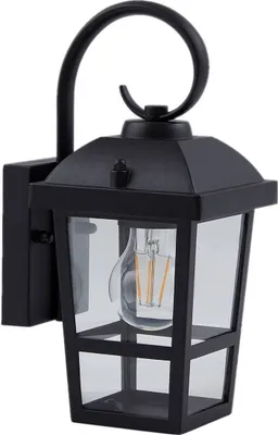 Produktbild von Lindby Außenwandleuchte Eloane, schwarz, Edelstahl, 29 cm