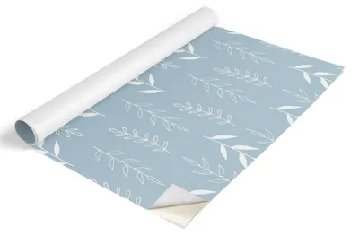 Obrázok produktu pre Fólia na nábytok Tulup – samolepiaca fólia na nábytok – samolepiaca fólia 75 x 150 cm – fólia na skriňu – fólia na nábytok – fólia do kuchyne – vodovzdorná – umývateľná – samolepiaca – bez vzduchových bublín – motív listov