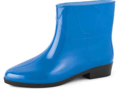 Produktbild von Ladeheid Damen Kurze Gummistiefel LAZT201801 (Blau, 39 EU)