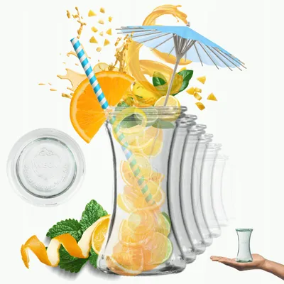 Obrázok produktu pre Sklenené poháre Weck 200 ml na uskladnenie s viečkom