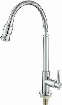 Produktbild von Outdoor Küchenarmatur, 360° drehbar, Einloch-Einhebelmischer, Kaltwasser-Küchenarmatur, Wäschearmatur, Einzel-Küchenarmatur, Kaltwasser-Waschbecken, Vertikalspüle, Kupfer, Outdoor-Küchenarmatur, 360° drehbar, Einloch-Einhebelmischer, Kaltwasser-Küchenarmatur, Wäschearmatur, Einzel-Küchenarmatur, Kaltwasser-Waschbecken, Vertikalspüle, Kupfer