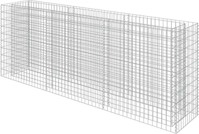 Obrázok produktu pre vidaXL Gabionové zvýšené lôžko z pozinkovanej ocele 270 × 50 × 100 cm