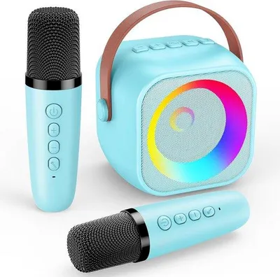 Produktbild von Karaoke Maschine Tragbar mit Mikrofon - Für Jung und Alt