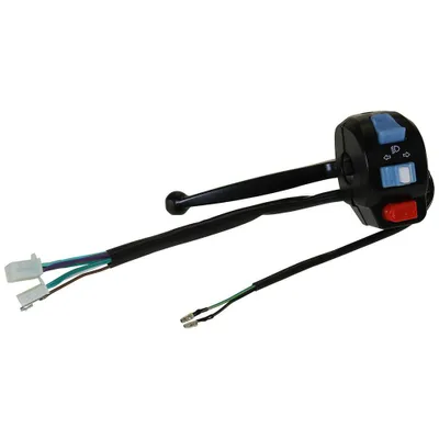 Produktbild von Schaltereinheit links inkl. Bremshebel (Version 2 / 2 Stecker) für 4 Takt China Roller Baotian Rex ATU Huatian Flex Tech