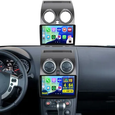 Immagine prodotto di Autoradio Android 15 con 4+64G, compatibile con Nissan Qashqai J10 dal 2006 al 2016