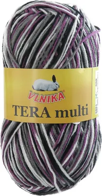 Produktbild von 100g Strickgarn Häkelgarn TERA MULTI, Farbwahl - mehrfarbig bunt Farbverlauf