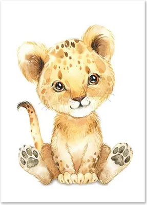 Produktbild von TPFLiving Kunstdruck LW-1035 (OHNE RAHMEN) Poster - Leinwand - Wandbild - Hochauflösender Giclée-Druck, langlebig und hochwertig - Fuchs, Kaninchen, Vogel, Zebra, Reh, Elefant, Waschbär, Giraffe -  - Größe: 30x40cm
