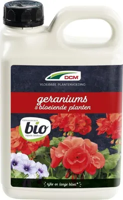 Produktbild von Flüssigdünger Geranien & blühende Pflanzen 2,5 Liter - Dcm