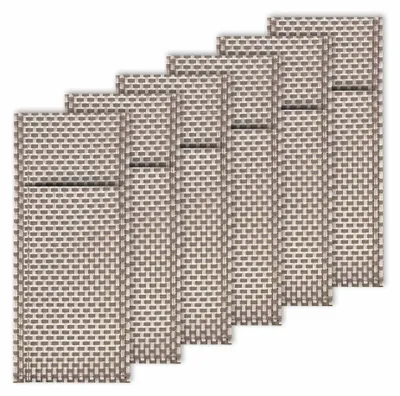 Produktbild von 6 Bestecktaschen »Elegance«, 24 x 9 cm, grau/silber