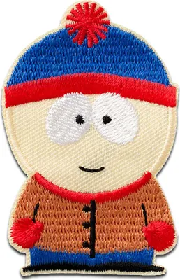 Obrázek produktu pro Mono-Quick Southpark Stan - nášivka, nažehlovací nášivka, nažehlovací aplikace, nášivky, k nažehlení, velikost: 6,8 x 4,5 cm