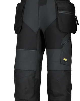 Produktbild von Snickers Workwear 6905 FlexiWork Piratenhose+ mit HP, schwarz-schwarz, Gr.58