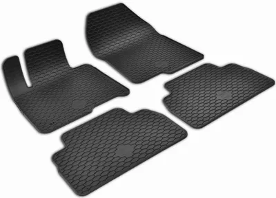 Produktbild von WALSER DirtGuard Gummi Fussmatten Auto für Hyundai Santa Fe IV 02/2018-Heute, 100% passgenaue Auto Fußmatten, robuste Universal Fußmatte Auto, Gummimatten Auto