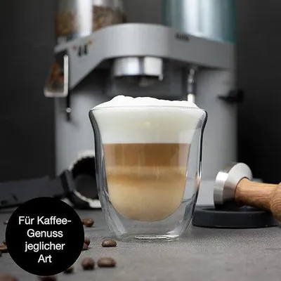 Produktbild von Thermokannen aus Borosilicatglas, für Tee, Kaffee, Cappuccino, Wasser, Saft, Eistee, Kaffeekannen, 4 Stück