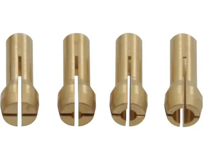 Produktbild von 4 Spannzangen für Ø 0,3 - 3,2 mm Druckspannzangen zangen Bohrmaschinen Spannzangenbohrkopf