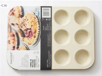 Produktbild von SMUKEE Muffin-Backform für 12 Stück mit Keramikbeschichtung