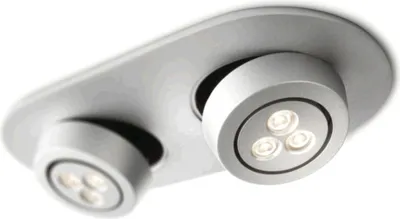 Produktbild von Philips SMARTSPOT Einbauspot 579704816, Einbaustrahler, 2 Glühbirne(n), LED, 2700 K, 220-240 V, Aluminium