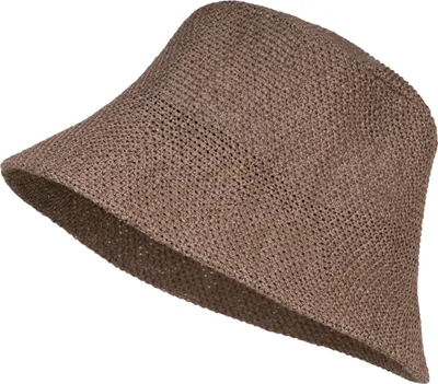 Produktbild von styleBREAKER Damen Papierstroh Sonnenhut | faltbarer Fischerhut | leichter Bucket Hat mit Schweißband | Sommerhut mit Krempe als Sonnenschutz für Outdoor Strand Freizeit