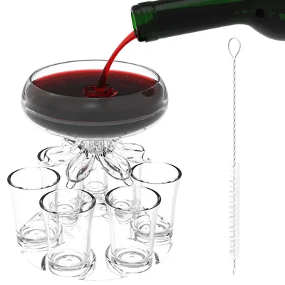 Produktbild von Spender für sechs Shotgläser mit Tragegriff