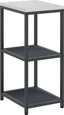 Produktbild von Küchenaufbewahrung mit Regal Anthrazit 40 x 50 x 92 cm Stahl