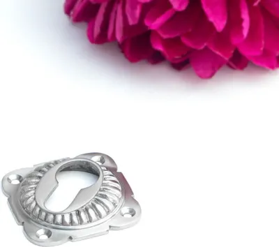 Produktbild von Schlüsselrosette für Haustüren(einzeln) - zeitloses Design PZ| Nickel matt