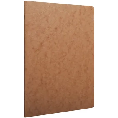 Produktbild von Clairefontaine Heft, DIN A4, 21 x 29,7 cm, liniert mit Rand, 48 Blatt, Braun