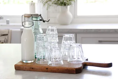Productafbeelding van Famanu waterglazen, 310 ml - Set van 6 thermoglazen voor binnen en buiten