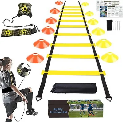 Produktbild von Famanu Fußball Trainingsset - Komplettset für Geschicklichkeit und Schnelligkeit